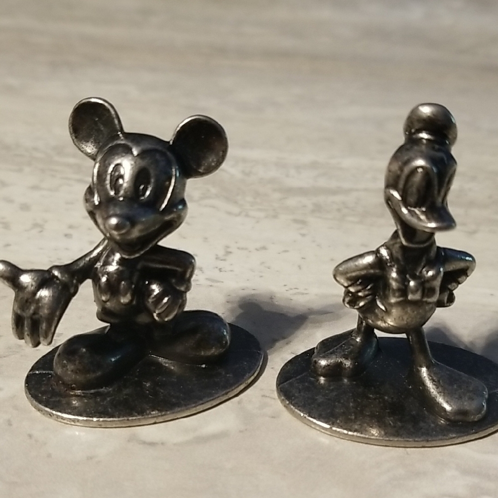 Vintage Magic Kingdom Game Parts Mickey and Donald